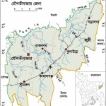 Moulvibazar 7 tana Map in bengali
